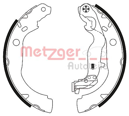 METZGER Fékpofa MG131_METZ